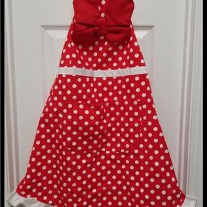 Disney Red and White Polka Dot Apron